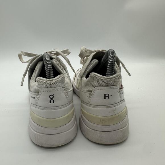 Womens Size 7.5 On The Roger Advantage Cloudtec Tennis Shoes Sneakers All White - Picture 6 of 7